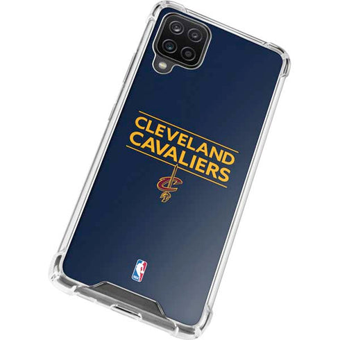 NBA Cleveland Cavaliers Standard - Blue Galaxy A12 Clear Case