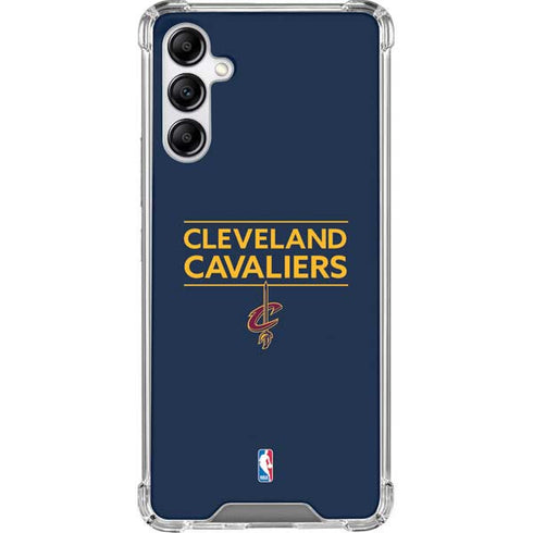 NBA Cleveland Cavaliers Standard - Blue Galaxy A14 5G Clear Case