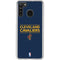 NBA Cleveland Cavaliers Standard - Blue Galaxy A21 Clear Case