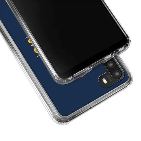 NBA Cleveland Cavaliers Standard - Blue Galaxy A21 Clear Case