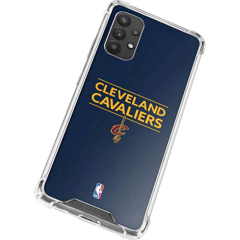 NBA Cleveland Cavaliers Standard - Blue Galaxy A32 5G Clear Case