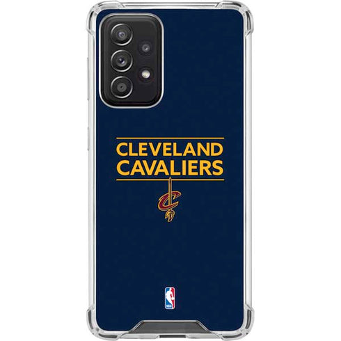NBA Cleveland Cavaliers Standard - Blue Galaxy A52 5G Clear Case