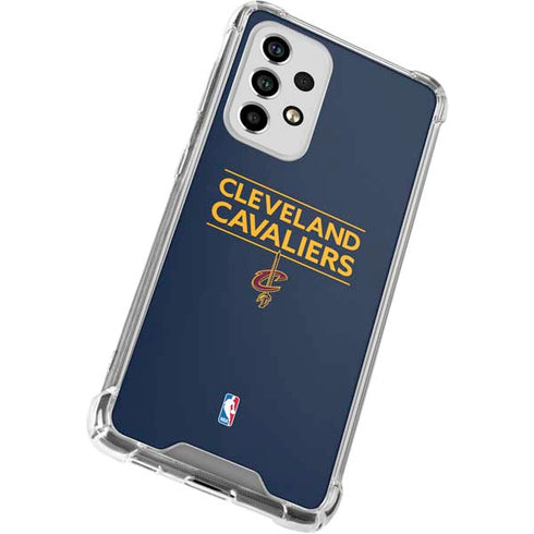 NBA Cleveland Cavaliers Standard - Blue Galaxy A53 5G Clear Case