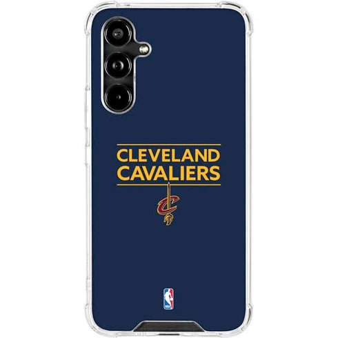 NBA Cleveland Cavaliers Standard - Blue Galaxy A54 5G Clear Case