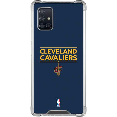 NBA Cleveland Cavaliers Standard - Blue Galaxy A71 5G Clear Case