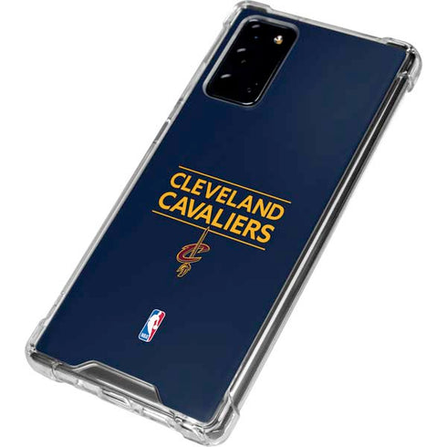 NBA Cleveland Cavaliers Standard - Blue Galaxy Note20 5G Clear Case