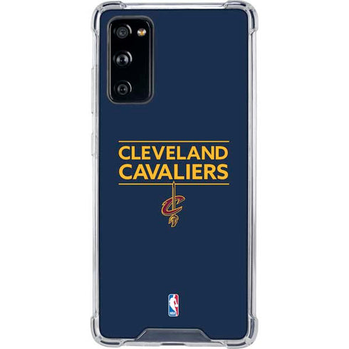 NBA Cleveland Cavaliers Standard - Blue Galaxy S20 FE Clear Case