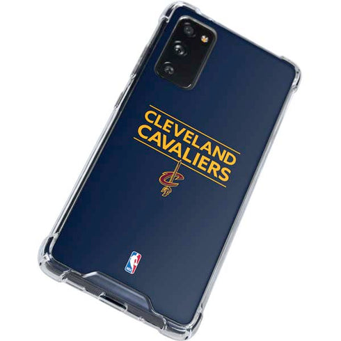 NBA Cleveland Cavaliers Standard - Blue Galaxy S20 FE Clear Case