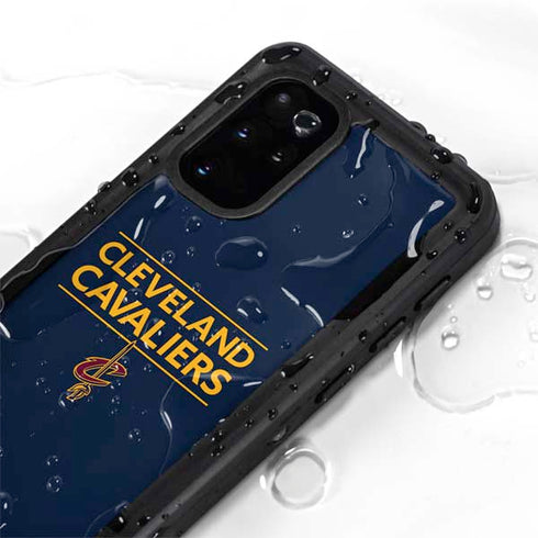NBA Cleveland Cavaliers Standard - Blue Galaxy S20 Plus Waterproof Case