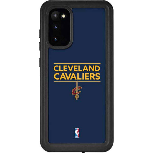 NBA Cleveland Cavaliers Standard - Blue Galaxy S20 Waterproof Case