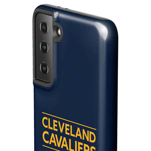 NBA Cleveland Cavaliers Standard - Blue Galaxy S21 FE Pro Case