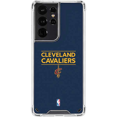 NBA Cleveland Cavaliers Standard - Blue Galaxy S21 Ultra 5G Clear Case