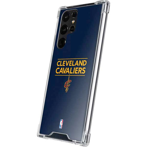 NBA Cleveland Cavaliers Standard - Blue Galaxy S22 Ultra Clear Case