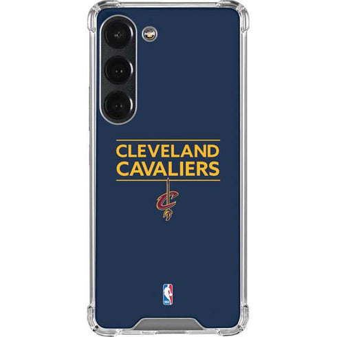 NBA Cleveland Cavaliers Standard - Blue Galaxy S23 Clear Case