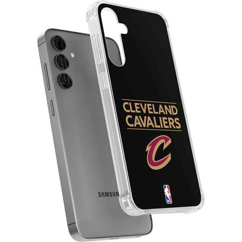 NBA Cleveland Cavaliers Standard - Blue Galaxy S24 Plus Clear Case