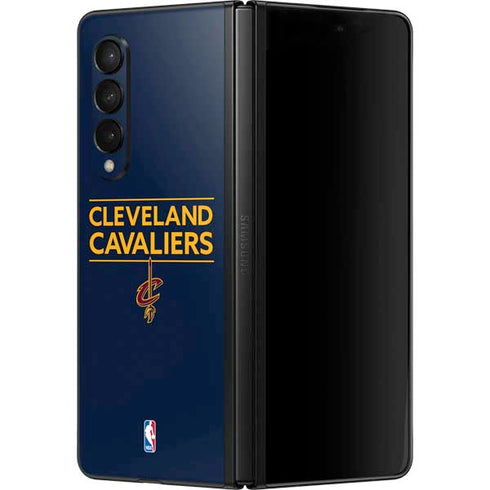 NBA Cleveland Cavaliers Standard - Blue Galaxy Z Fold3 5G Skin