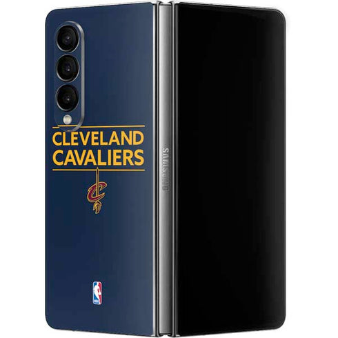 NBA Cleveland Cavaliers Standard - Blue Galaxy Z Fold4 5G Skin