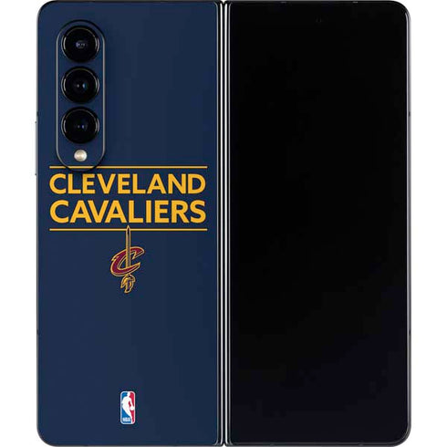 NBA Cleveland Cavaliers Standard - Blue Galaxy Z Fold4 5G Skin