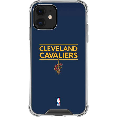 NBA Cleveland Cavaliers Standard - Blue iPhone 12 Clear Case
