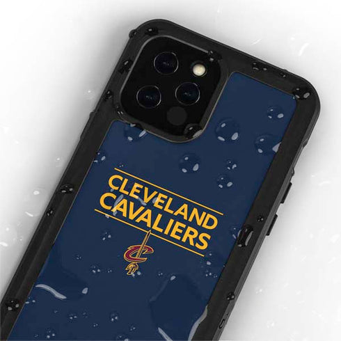 NBA Cleveland Cavaliers Standard - Blue iPhone 12 Pro Waterproof Case