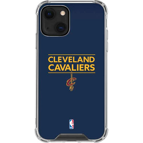 NBA Cleveland Cavaliers Standard - Blue iPhone 13 Mini Clear Case