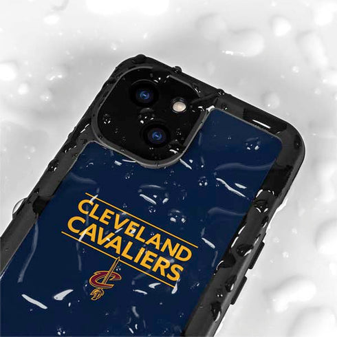 NBA Cleveland Cavaliers Standard - Blue iPhone 13 Mini Waterproof Case