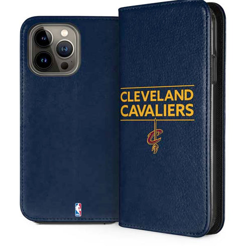 NBA Cleveland Cavaliers Standard - Blue iPhone 13 Pro Max Folio Case