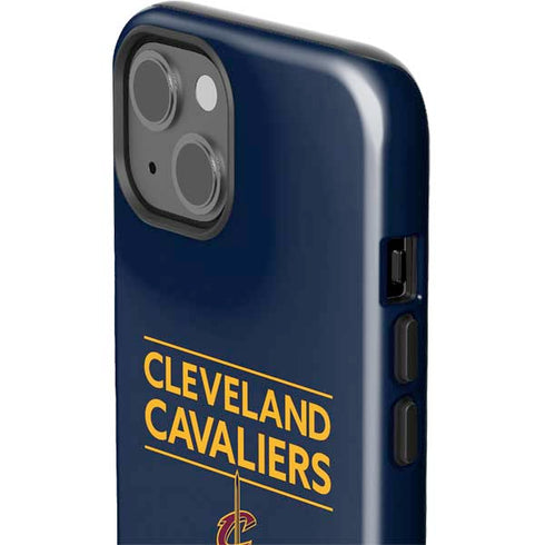NBA Cleveland Cavaliers Standard - Blue iPhone 15 Plus Impact Case