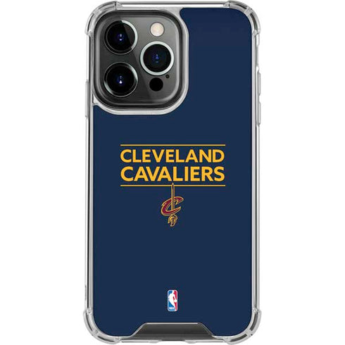 NBA Cleveland Cavaliers Standard - Blue iPhone 14 Pro Clear Case