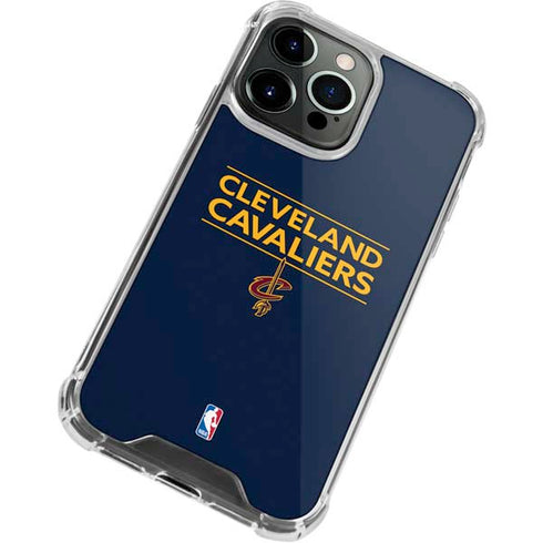 NBA Cleveland Cavaliers Standard - Blue iPhone 14 Pro Clear Case