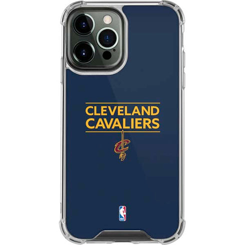 NBA Cleveland Cavaliers Standard - Blue iPhone 15 Pro Max Clear Case