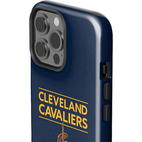 NBA Cleveland Cavaliers Standard - Blue iPhone 15 Pro Max Impact Case