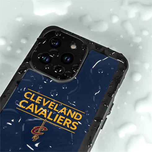 NBA Cleveland Cavaliers Standard - Blue iPhone 14 Pro Max Waterproof Case