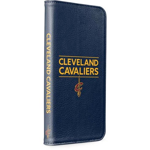 NBA Cleveland Cavaliers Standard - Blue iPhone 15 Plus Folio Case
