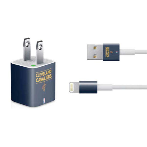 NBA Cleveland Cavaliers Standard - Blue iPhone Charger (5W USB) Skin