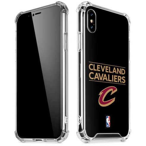 NBA Cleveland Cavaliers Standard - Blue iPhone XS Max Clear Case