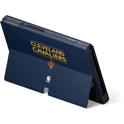 NBA Cleveland Cavaliers Standard - Blue Nintendo Switch OLED (2021) Skin