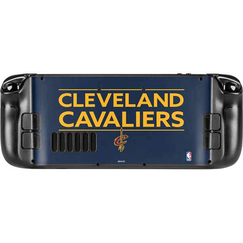 NBA Cleveland Cavaliers Standard - Blue Steam Deck Handheld Gaming Computer Skin
