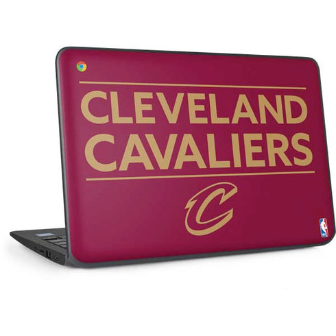 NBA Cleveland Cavaliers Standard - Maroon HP Chromebook Skin
