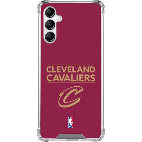 NBA Cleveland Cavaliers Standard - Maroon Galaxy A15 5G Clear Case