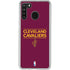 NBA Cleveland Cavaliers Standard - Maroon Galaxy A21 Clear Case
