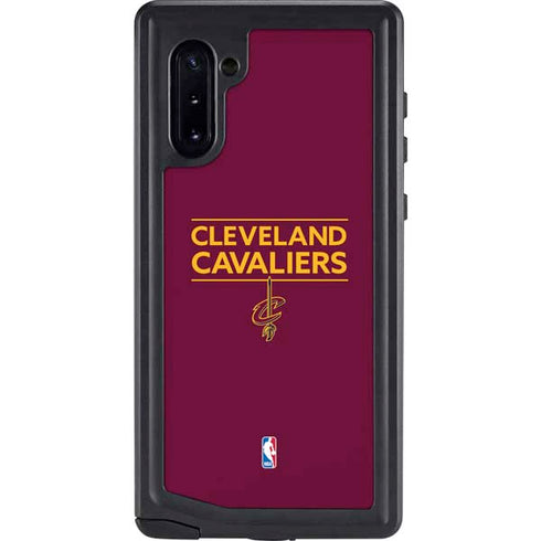 NBA Cleveland Cavaliers Standard - Maroon Galaxy Note 10 Waterproof Case