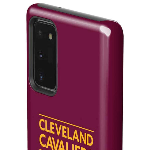 NBA Cleveland Cavaliers Standard - Maroon Galaxy Note20 5G Pro Case