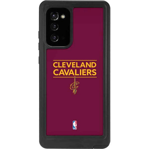 NBA Cleveland Cavaliers Standard - Maroon Galaxy Note20 5G Waterproof Case