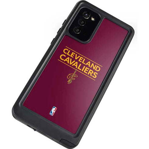 NBA Cleveland Cavaliers Standard - Maroon Galaxy Note20 5G Waterproof Case