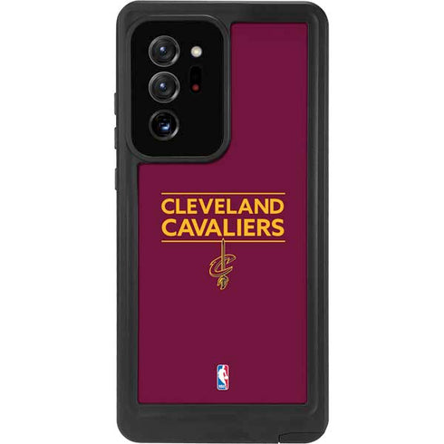 NBA Cleveland Cavaliers Standard - Maroon Galaxy Note20 Ultra 5G Waterproof Case