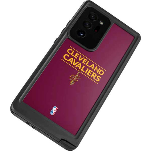 NBA Cleveland Cavaliers Standard - Maroon Galaxy Note20 Ultra 5G Waterproof Case
