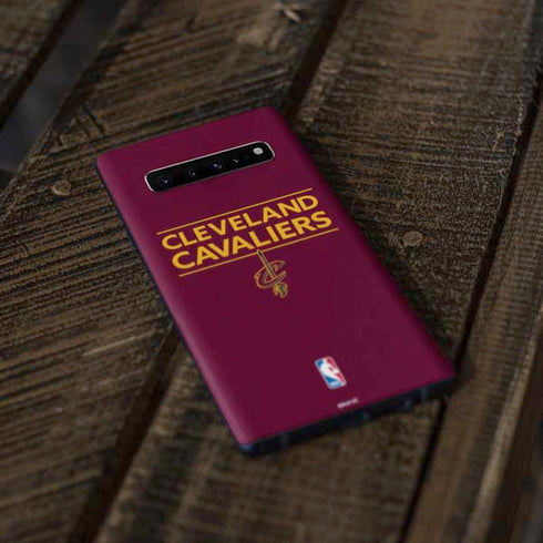 NBA Cleveland Cavaliers Standard - Maroon Galaxy S10 Plus Skin