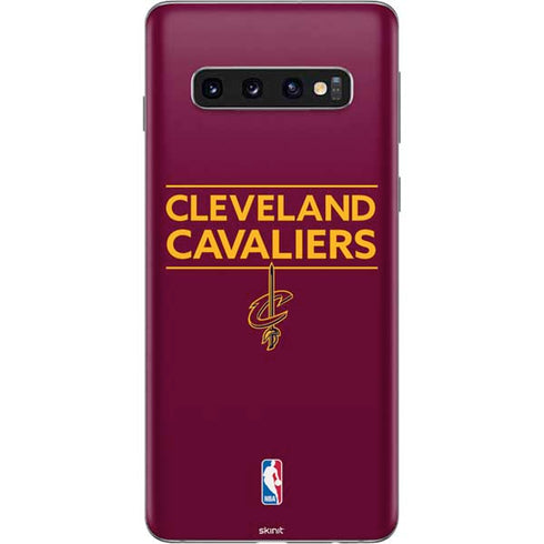 NBA Cleveland Cavaliers Standard - Maroon Galaxy S10 Skin