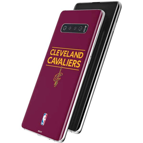 NBA Cleveland Cavaliers Standard - Maroon Galaxy S10 Skin